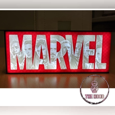 מנורת Lightbox מארוול הנוקמים Marvel Avengers