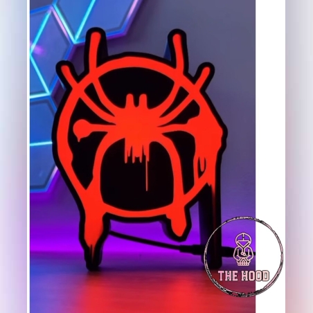 מנורת lightbox spiderman ספיידרמן