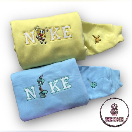 סט קפוצ'ונים זוגי- דמויות 'בובספוג וסקווידוויד'