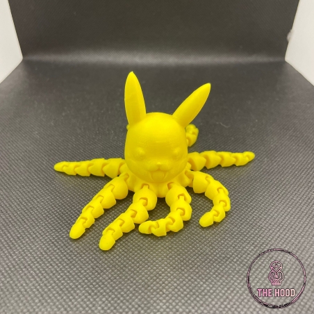 פיקאצ'ו תמנון PICKAPUS בהדפסת תלת מימד