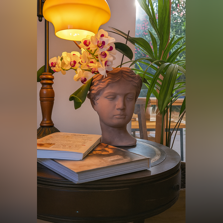 עציצי בטון דקורטיביים גדולים