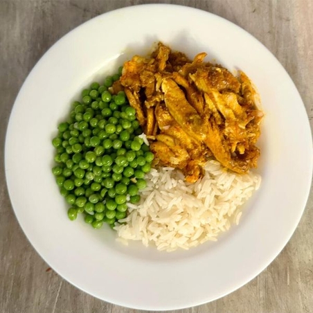 שווארמה אפונה ואורז בסמטי