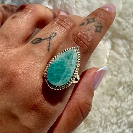 טבעת אמזונייט 8