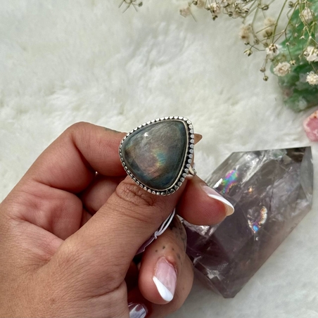 טבעת לברדורייט 8.5 I