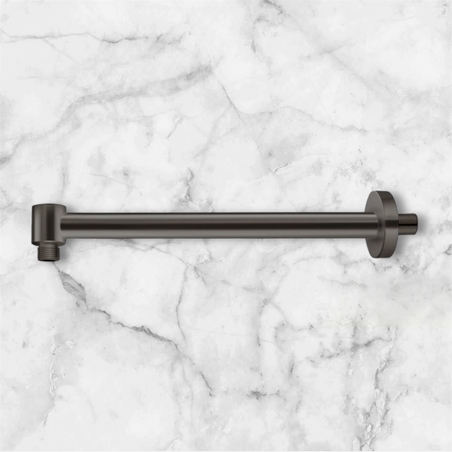 זרוע למקלחת נירוסטה 30 ס״מ שחור