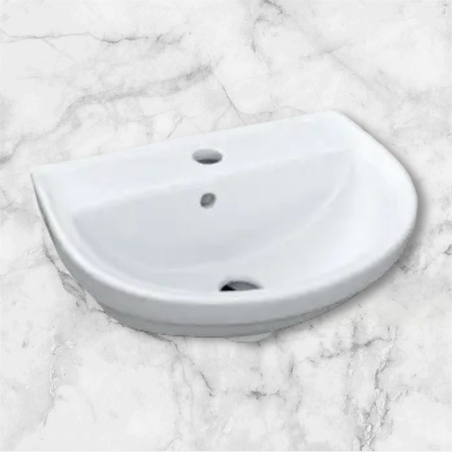 כיור רחצה 50 פרגמון עם חור