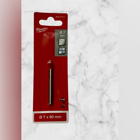 מקדח זכוכית ואריחים 7x60mm