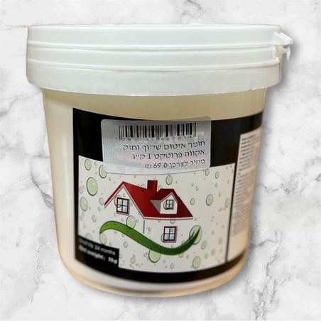 חומר איטום שקוף וחזק אקווה פרוטקט 1 ק״ג