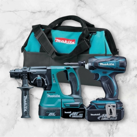 DLX2 סט מקיטה אימפקט+פטישון