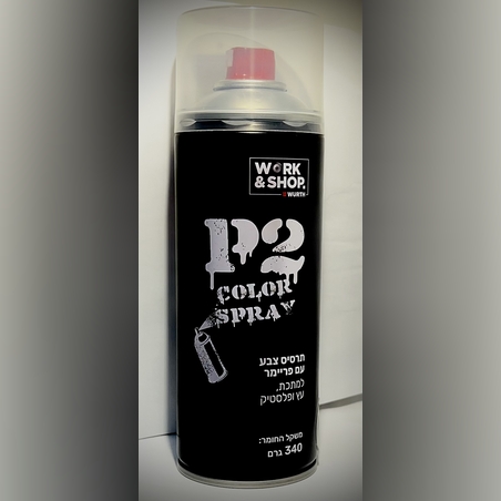 תרסיס צבע עם פריימר WORKSHOP