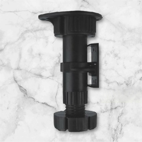 רגל צוקל למטבח קומפלקס גובה 10 ס״מ שחור