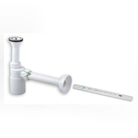 סיפון לכיור רחצה ¼1 + צינור מדידה