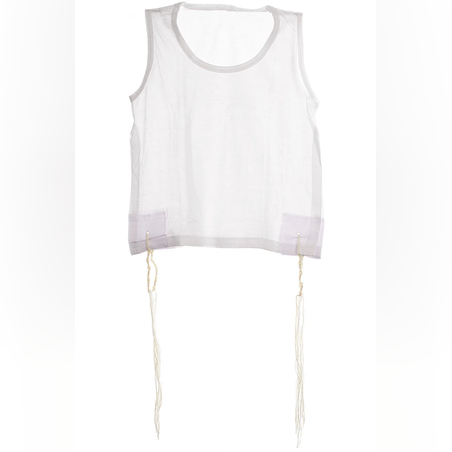 ציצית גופייה לילדים - פתיל דק - מלכות ירושלים.