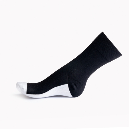 גרביים פורייס - תחתית לבנה - בד מיוחד לבעלי עור קשה וסדוק. 2 זוגות במארז.