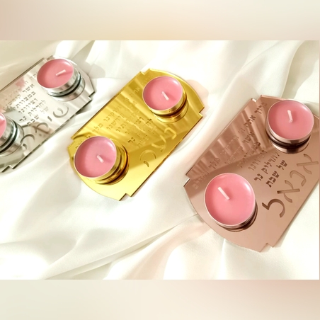 מעמד לנרות דגם מלבן