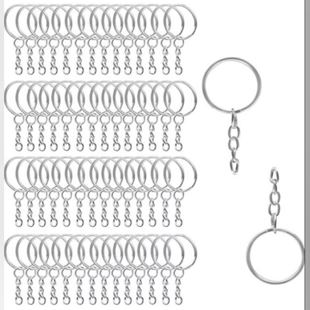 מחזיק מפתחות חישוק+שרשרת