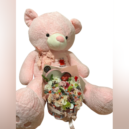 מארז לב מתוק כולל דובי