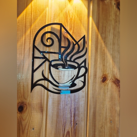 قهوة الصباح فن تجريدي