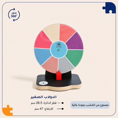 גלגל מחיק קטן 25 (שכבת אקריליק) الدولاب الصّغير 25 مع طبقة أكريليك