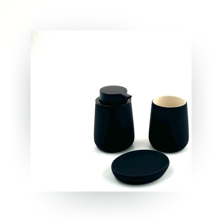 סט אמבטיה שחור