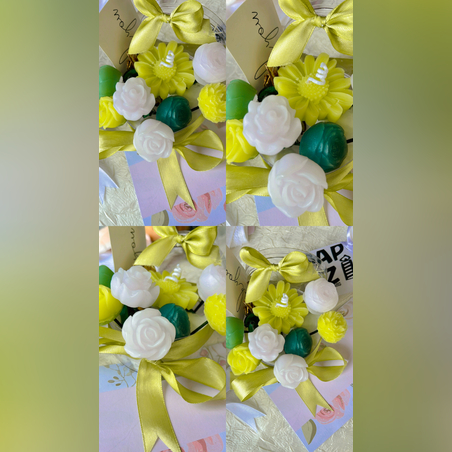 פרחי נרות זר אישי