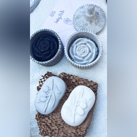 סבון דגם פרח