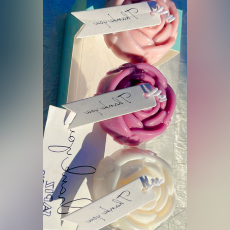 נר ריחני דגם Flower