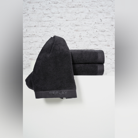 מגבת פנים REPLAY שחור