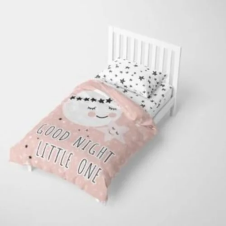 סט מצעים למיטת מעבר 100% כותנה דגם מון 70/130