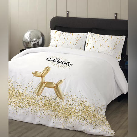 סט מצעים למיטה זוגית קונפטי 160/200