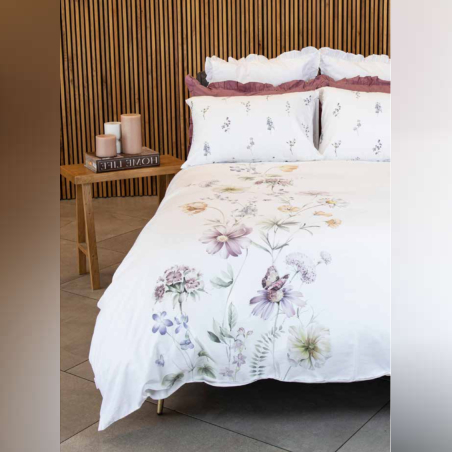 סט מצעים 100% כותנה סאטן סאמר שיק 90/200 -VARDINON