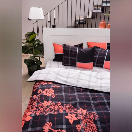 סט מצעים 100% כותנה אורנג' ווייב 160/200 -VARDINON