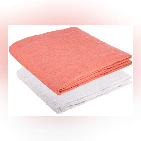 שמיכת קיץ פלאוור כתום 150/200 VARDINON