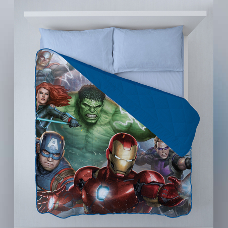 שמיכת קיץ לילדים הנוקמים בכחול