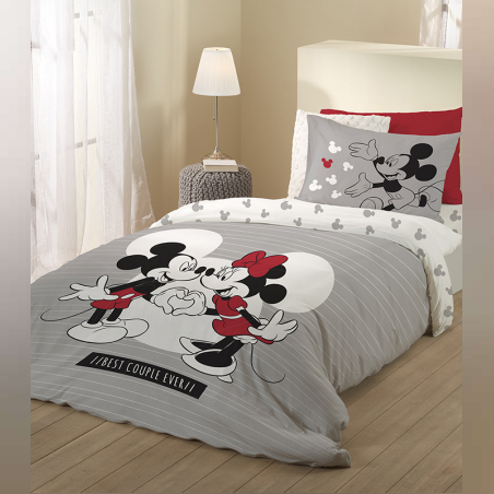 סט מצעים למיטה יחיד דיסני 100% כותנה- דגם הזוג המושלם
