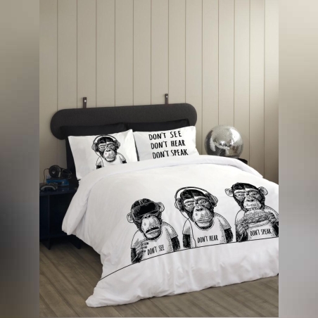 סט מצעים למיטה יחיד דגם מונקיס 90/200