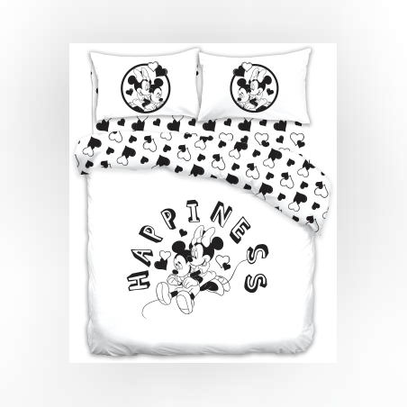 מצעי מיקי ומיני מאוס קניות 160/200 HAPPINESS