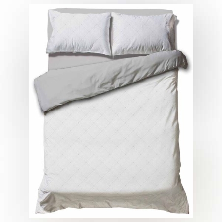 סט מצעים למיטה זוגית רחבה לני 180/200 -VARDINON