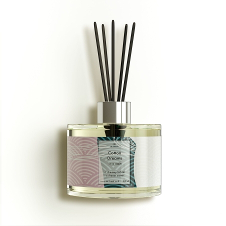 מפיץ ריח מקלות חלומות מכותנה - בהשראת מרכך כביסה