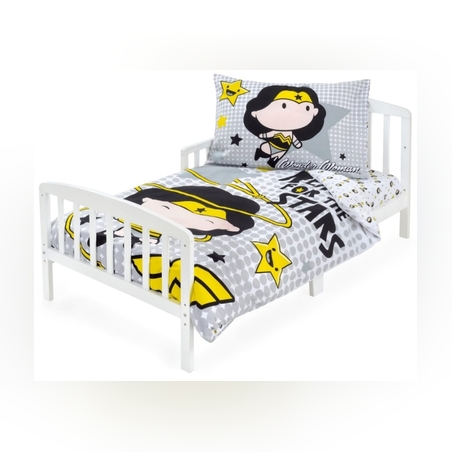 סט מצעים למיטת מעבר Wonder woman 70/130