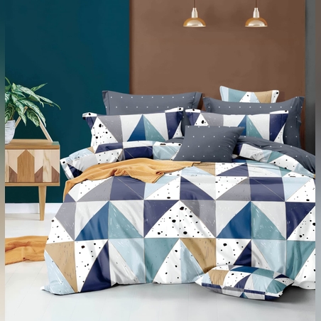 סט מצעים למיטה זוגית שחר 160/200