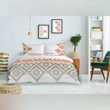 סט מצעים 100% כותנה למיטה וחצי רעות 120/200