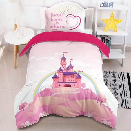 סט מצעים sweet home למיטה יחיד 90/200