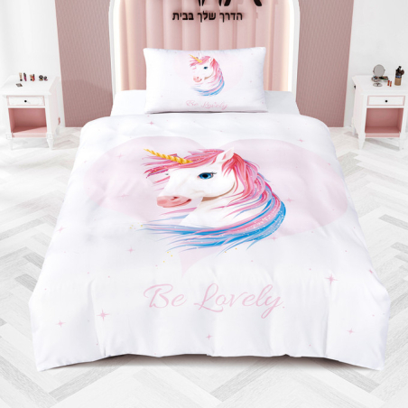 סט מצעים למיטה וחצי חד קרן דגם 6 120/200