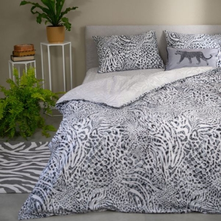 סט מצעים למיטה זוגית רחבה 100% כותנה פרקל מוזמביק 180/200 -VARDINON