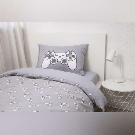 סט מצעים למיטה יחיד 100% כותנה גיימבוי 90/200