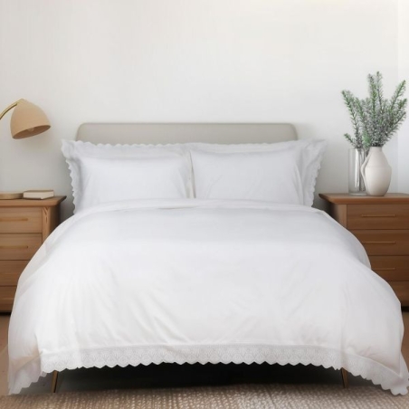 סט מצעים למיטה זוגית 100% כותנה פרקל טורי 160/200 - VARDINON