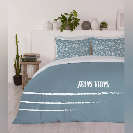 מצעים 100% כותנה למיטה זוגית לונה 160/200