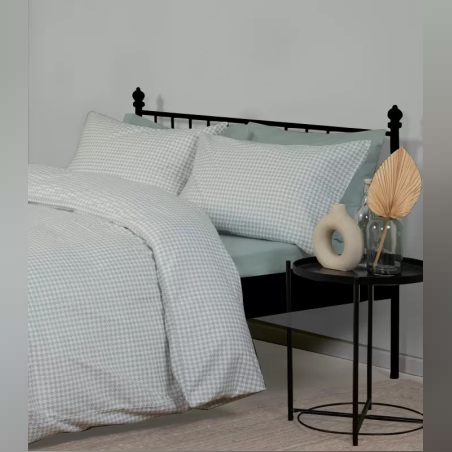 סט מצעים פלנל 100% כותנה למיטה זוגית דגם מרין 160/200