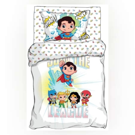 סט מצעים למיטה יחיד סופר פרנדס VARDINON- 90/200